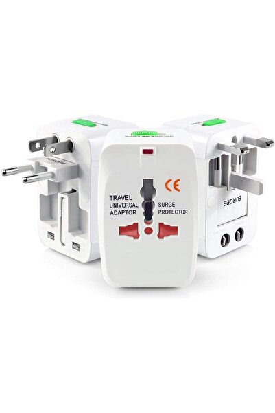 BRF FantastikSell WellHise Evrensel Priz Çevirici Seyahat Tipi Universal Adap...