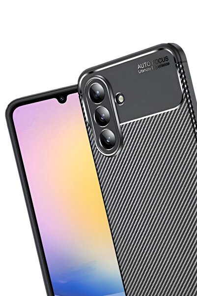 POYRAZ MARKET غطاء كربون جديد لهاتف سامسونج جالاكسي S25 Fe مع تركيز تلقائي - ...