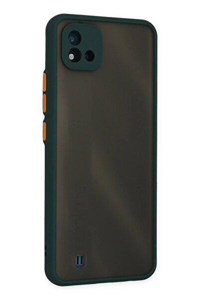 COCOBELLA غطاء حماية سيليكون مونتريال لهاتف Realme C11 2021 من Newface - أخضر