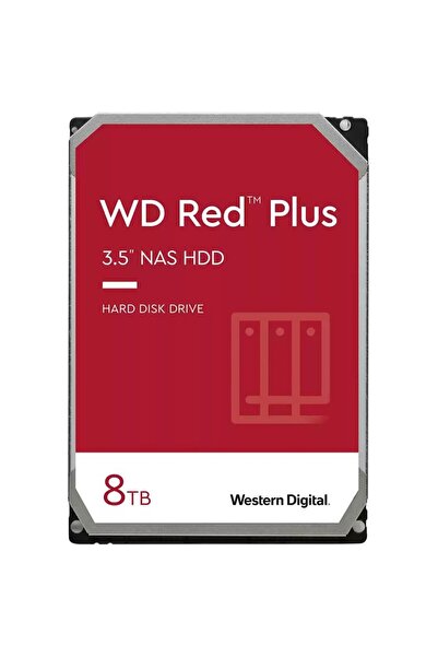 Other WESTERN DIGITAL Red Plus 8TB CMR, 3.5'', 256MB, 5640 RPM, SATA, TBW: 180