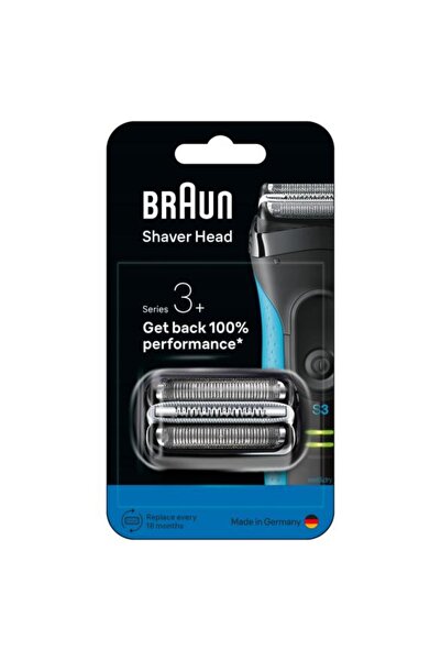 Other Cap de periuță de păr de schimb BRAUN Series 3+ 32B, negru