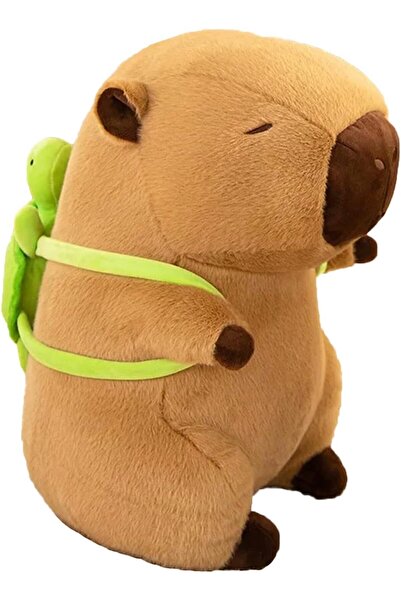 BRF Hepsifur 25 cm Capybara Pelüş Hayvan, Capybara Pelüş, Kaplumbağa Sırt Çan...