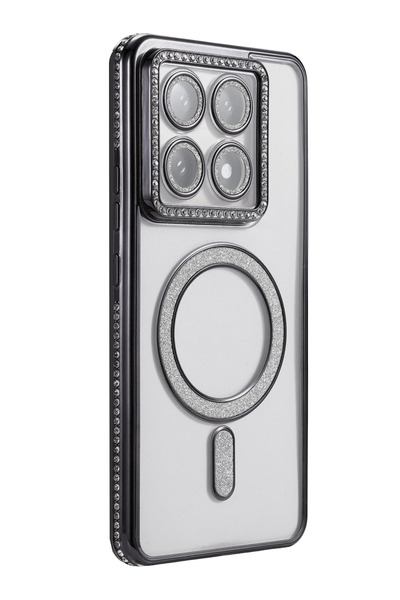 FREEDOM STOREE حافظة نيو فيس شاومي مي 14T برو جوكي سيملي مغناطيس سيف - أسود