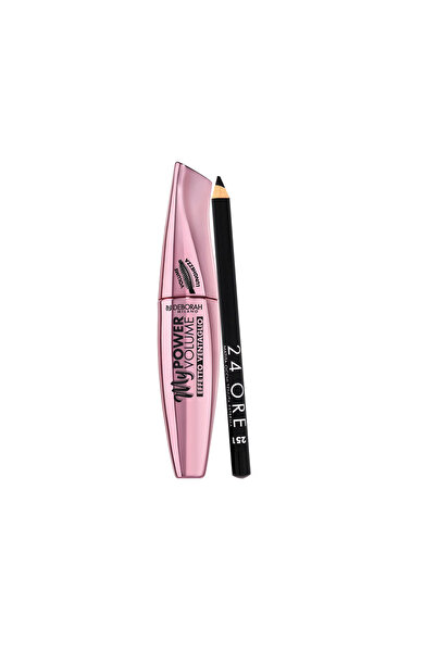 Deborah Set Deborah: 24H Extra, Gel Pencil Eyeliner, Black, 1.5 g + My Power,...