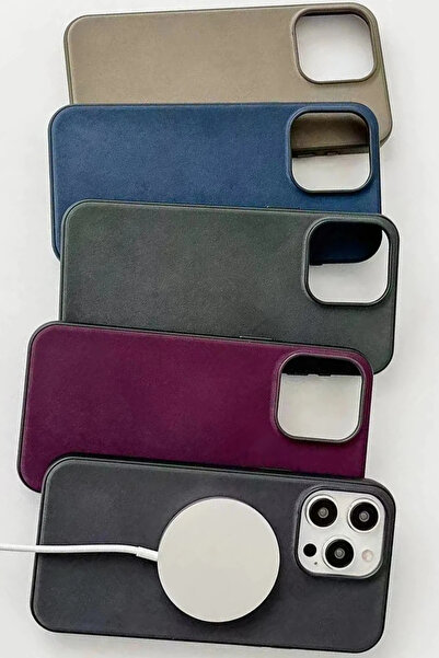 ZEMİRA HOME حافظة نيو فيس لهاتف آيفون 15 برو ماكس كارين ماجسيف - أسود