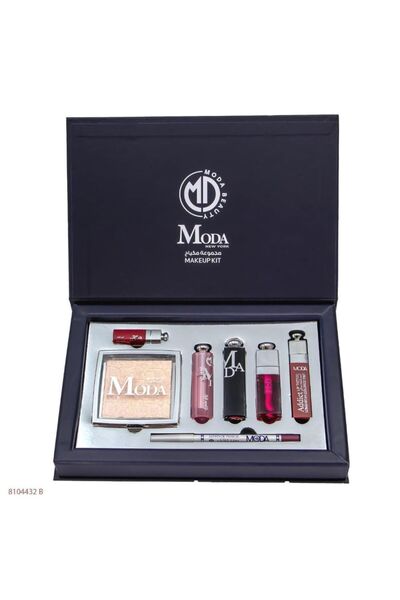 Moda Beauty طقم بكس احترافي بديل الديور من مودا بيوتي مكون من سبع قطع درجة (B)
