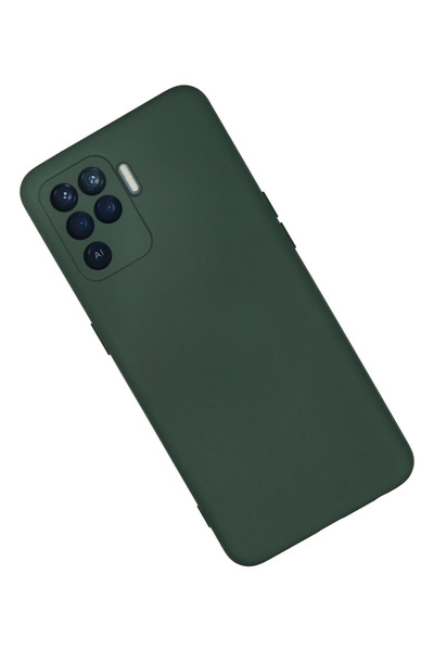 POYRAZ MARKET حافظة نيو فيس لهاتف اوبو رينو 5 لايت مصنوعة من السيليكون المخمل...