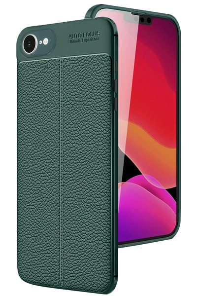 TBL DEKOR غطاء Newface Iphone 16E للتركيز التلقائي - أخضر داكن