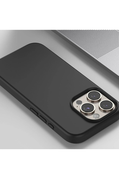 POYRAZ MARKET غطاء فينكو آيفون 16 برو ماكس هوم ماج سيف - رمادي تيتاني