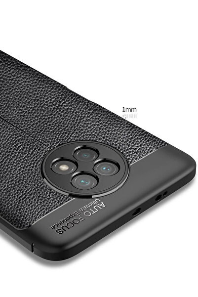 Kazan Hobi غطاء Newface لهاتف Xiaomi Redmi Note 9 5G بتركيز تلقائي - أحمر