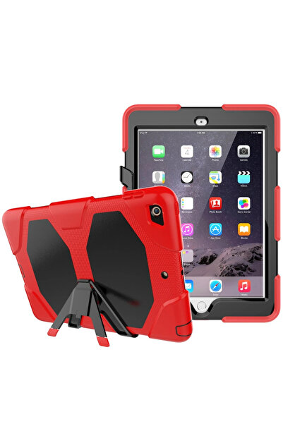 POYRAZ MARKET غطاء حماية لجهاز iPad 5 Air 9.7 من Newface - أحمر