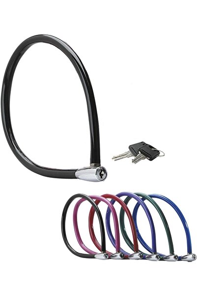 BRF Elizberrasell Master Lock Bicycle Lock Cable Lock [Key] [55 cm Steel Cabl...