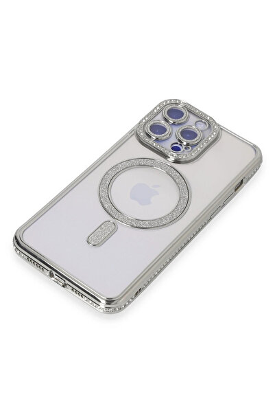 FREEDOM STOREE حافظة Newface لهاتف آيفون 14 برو Joke Silvery Magneticsafe - فضي