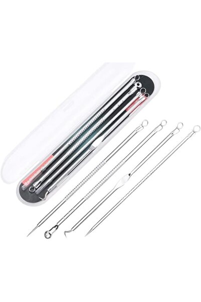 BRF PazarDunyasi Siyah Nokta Akne Temizleyici 4'lü Kutulu Paslanmaz Komedon G...