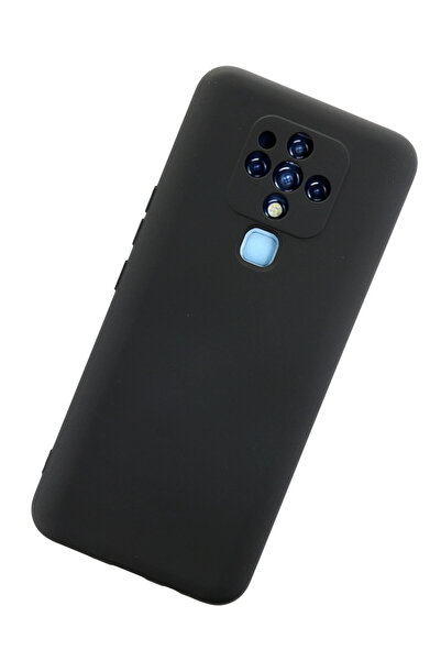 mk beykoz حافظة تيكنو كامون 16 نانو نانو داخل سيليكون مخملي - أسود