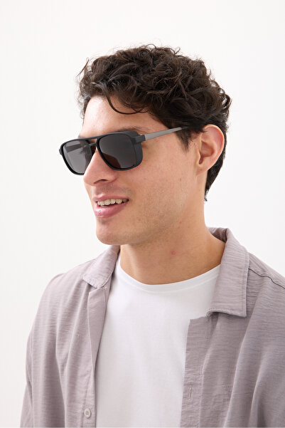 Chunky Frame Aspendos Polarized High Quality Luxury Black Unisex Sunglasses