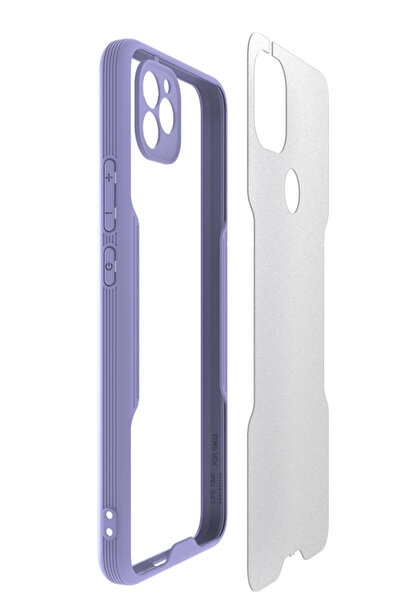 Ş&A BOUTIQE حافظة نيو فيس جنرال موبايل جي ام 22 سيليكون بلاتينيوم - أصفر