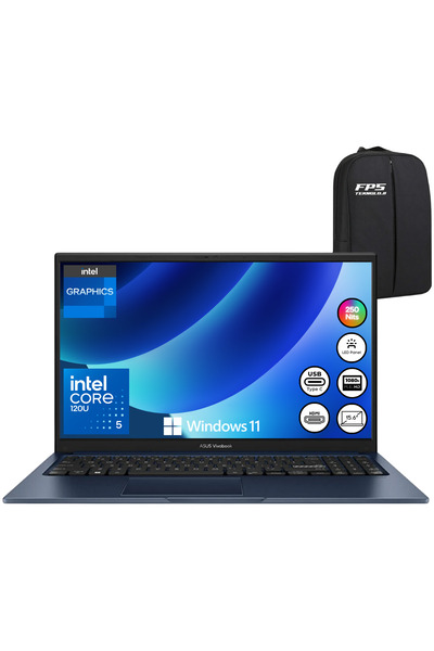 ASUS Vivobook 15 X1504VA Core 5 120U 24GB RAM 512GB SSD 15.6'' FHD W11 Taşına...