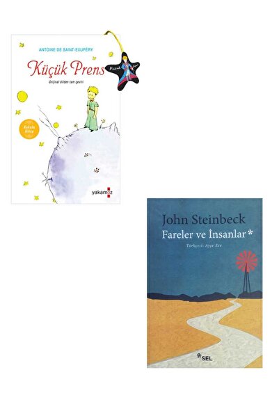 Yakamoz Yayınları 2 Kitap.Küçük Prens(Yakamoz)-Fareler ve İnsanlar.