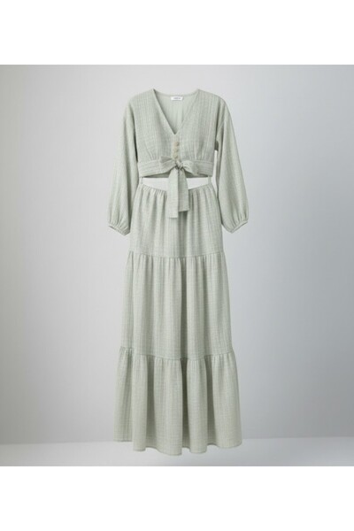 salome butik Balon Kol Skirted Kirinikil Set