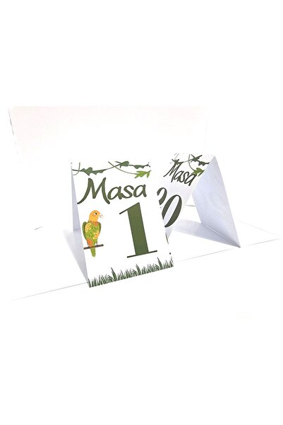 OEM Set numere de masa M12, Carton, Safari, 20 buc