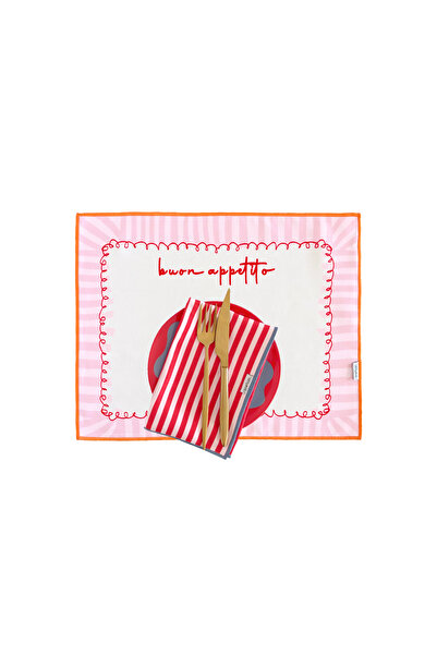 RİTMOHOME Sloganlı, Kareli, Damalı, Çizgili, Renkli, Kenar Biyeli Amerikan Se...