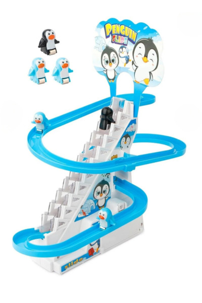 düşler oyuncak dünyası Oyuncak Penguen Kaydıraklı Işıklı Sesli Dön Dolaş Merd...
