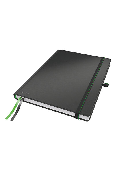 Leitz Офис тефтер A4 квадратен черен, пълен