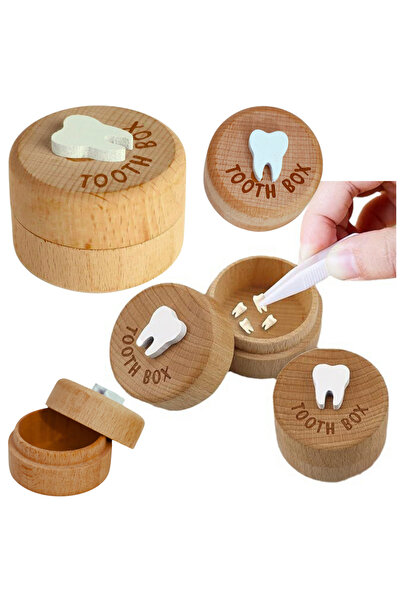 Three top online Cutie din lemn pentru dinți de lapte pentru copii cu gravură