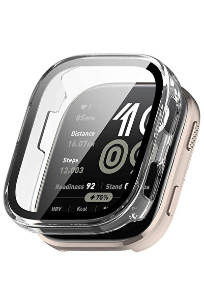 Techsuit [Pachet 360°] Husă + folie Amazfit Bip 6 Defense, transparentă