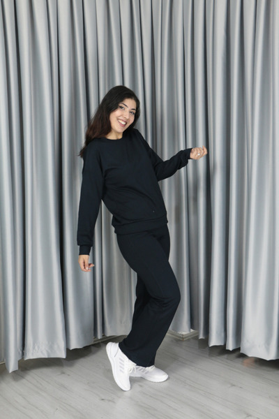 Femella Women Fashion Modal Fabric Trousers piped Lower Upper Standard Set