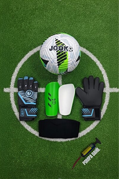 unes FUTBOL TOPU KALECİ ELDİVENİ VE TEKMELİK 3'LÜ SET (POMPA HEDİYELİ)