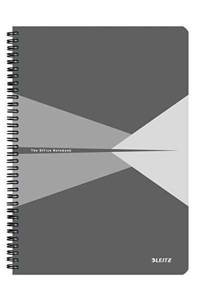 Leitz Spiral Office Notebook A5 Ruled Grey
