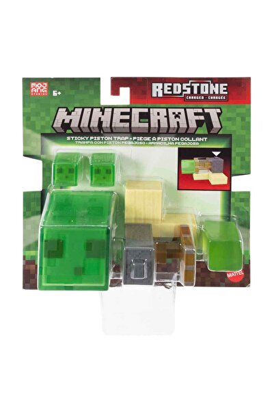 MINECRAFT Redstone Charged Sticky Piston Trap Oyun Seti JKK01 Orijinal 6+ Yaş