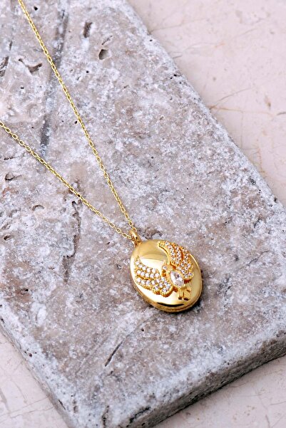 Sümer Telkari 925 Ayar Gümüş Taşlı Anka Kuşu Kapaklı Açılır Kapanır Fotoğrafl...