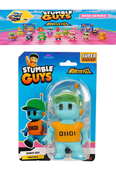 hediyecik Stumble Guys Stretch Esnek Uzayan Figür Yeni Seri - Robot Guy