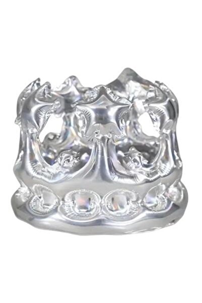 kidspartim Silver King Crown Foil Balloon 70X20 cm