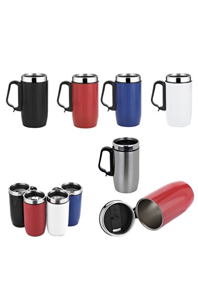 Promopanya KIRMIZI RENK Termos Bardak 280 ml İSİM YAZILABİLİR