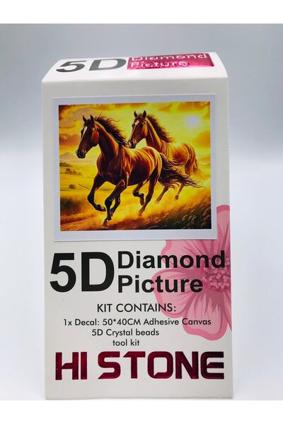 DUCK HOBY 50X40 Beaded Stone Mosaic Diamond Tapestry Board Table Painting Pic...