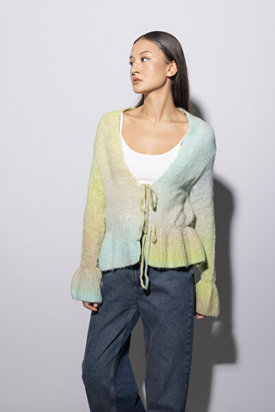Nisan Frill Knitted Cardigan