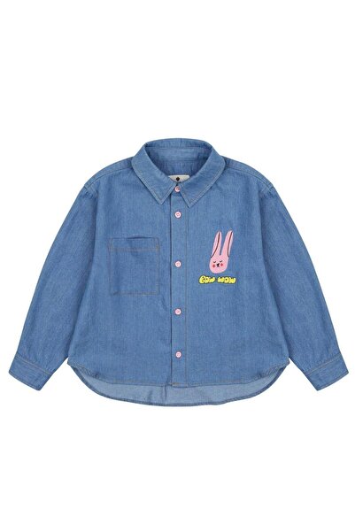 connemara Girl's Denim Shirt & Pants Top and Bottom Set – Comfortable Fit Cas...