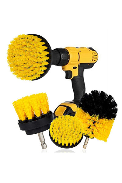 Popidima 3lü Matkap Ucu Banyo Küvet Duşakabin Araba Tekerliği Koltuk Yıkama T...