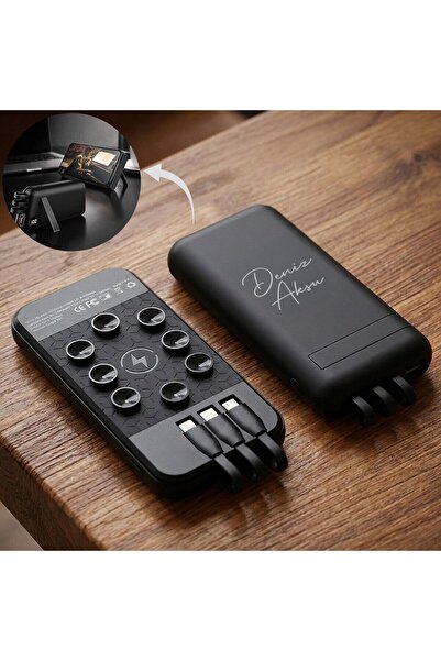 Bk Gift Kişiye Özel İsimli 10.000 mAh Wireless Powerbank -16, PB-4007 - Yeni ...