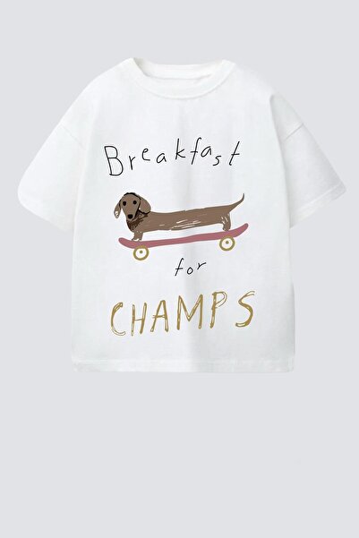 Monila Unisex Kids Cotton Crew Neck Printed T-Shirt