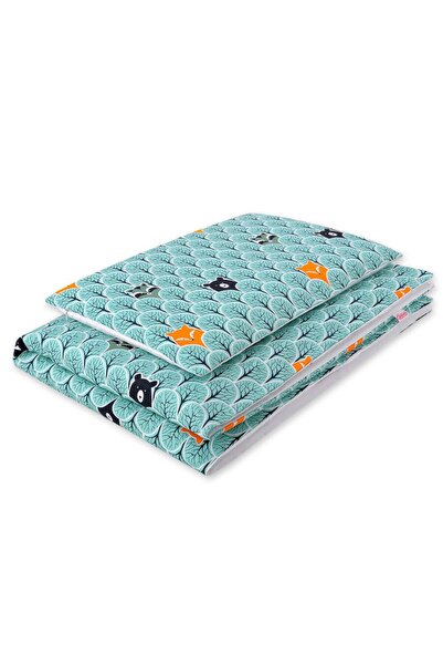 Other Double-sided 2-piece cotton children's bedding - mint forest