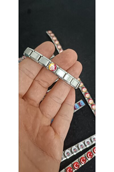 Shae Jewelry Fb Fan Bracelet Stainless Steel Unisex Flexible Silver Color