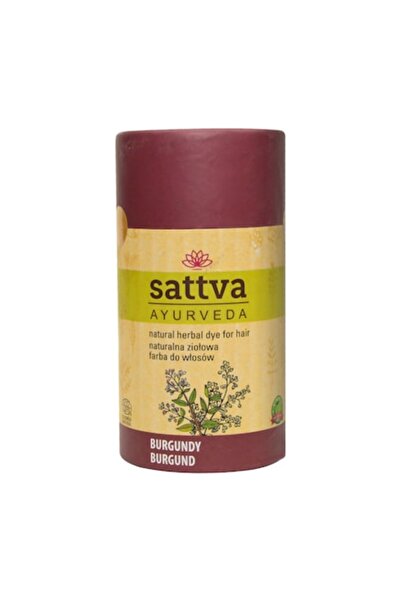 sattva Burgundy Red Hair Dye, 150g - Ayurveda