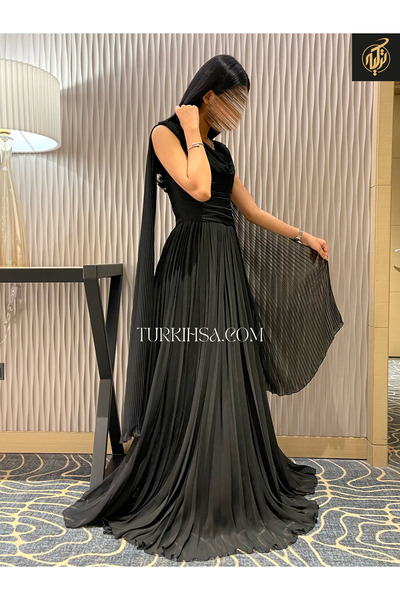 TURKIH Georgette pleated dress