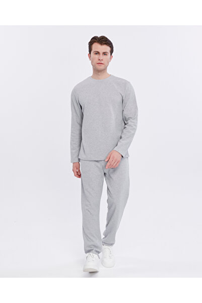 Bella Dossi Special Textured Men's Comfortable Pajama Set