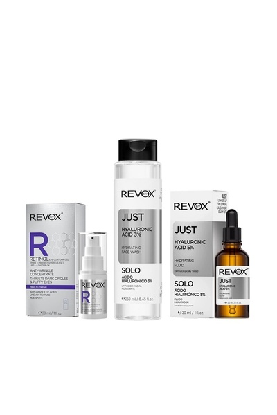Revox Πακέτο Ενυδάτωσης - Τζελ Ματιών Ρετινόλης 30 ml + Αφρόλουτρο Προσώπου H...